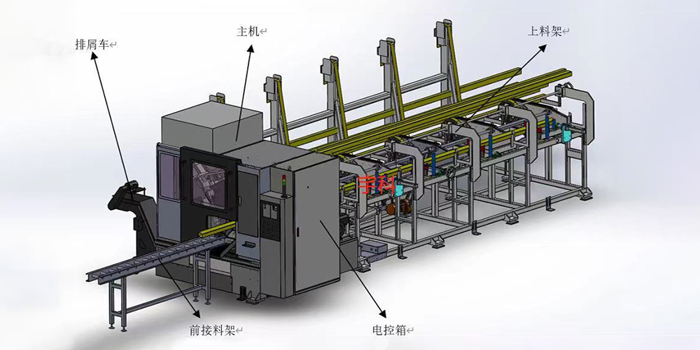 自動上下料冷鋸切割生產(chǎn)線