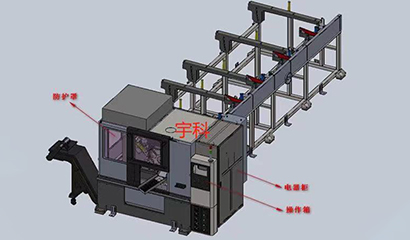 自動(dòng)上下料冷鋸切割流水線