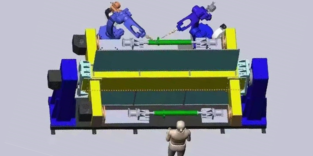 自動化機(jī)器人焊接生產(chǎn)線