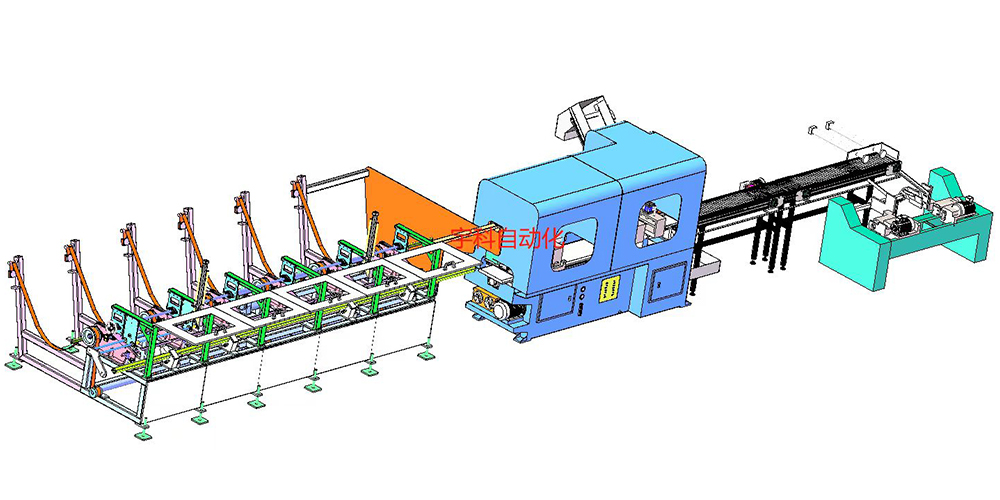自動(dòng)上下料切割倒角生產(chǎn)線